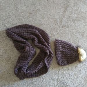 Scarf and hat